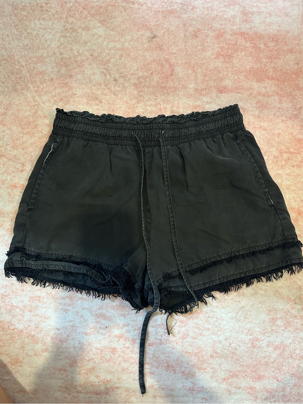 Women’s Black Drawstring Shorts
